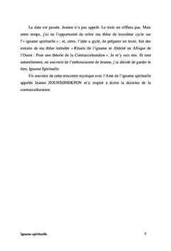 Igname Spirituelle ou la doctrine de la contracculturation