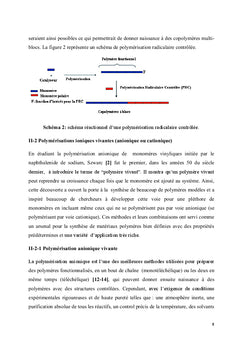 Synthèse et caractérisation de copolymères à blocs amphiphiles