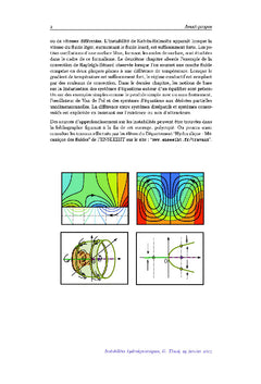 Instabilites hydrodynamiques