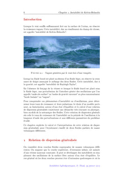 Instabilites hydrodynamiques