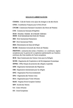 Le droit d'asile au prisme des "crises" migratoires contemporaines