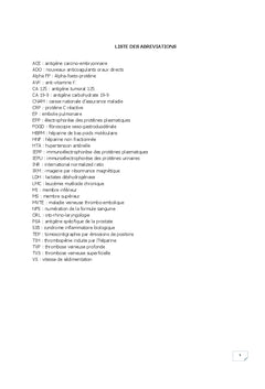 Thromboses veineuses profondes associees aux neoplasies