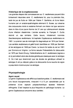 Cryptococcose en zone rurale Gabonaise : mythe ou realite ?