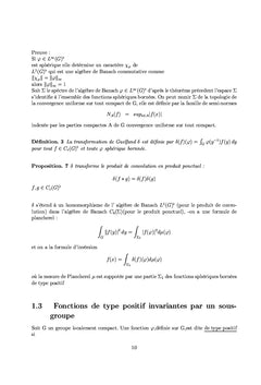 Analyse Harmonique sur les Paires de Guelfand et Loi de demi-cercle
