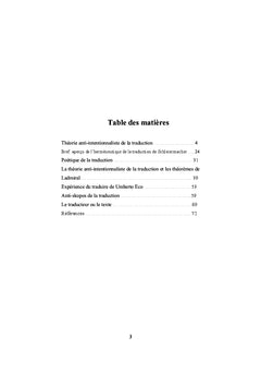 La mort du traducteur, Theorie anti-intentionnaliste de la traduction