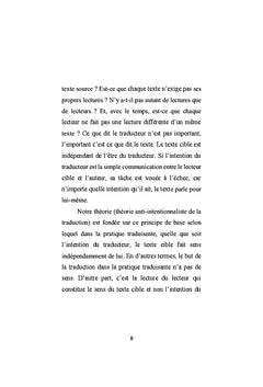 La mort du traducteur, Theorie anti-intentionnaliste de la traduction