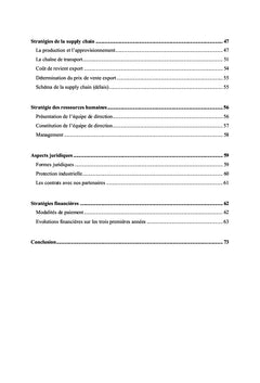 OEnomé : Création d'entreprise & plan d'affaires
