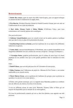 OEnomé : Création d'entreprise & plan d'affaires