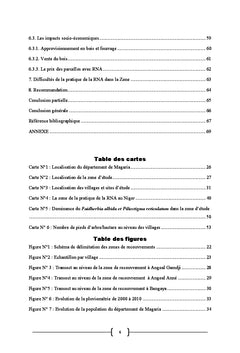 Impact de la régénération naturelle assistée à Magaria et Dantchiao