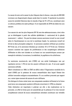 Les carcinomes mucineux purs du sein