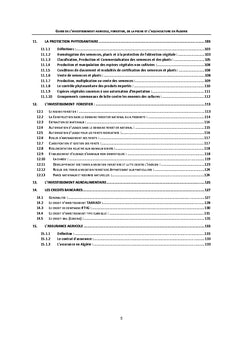 Guide de l'investissement agricole, forestier et de la peche