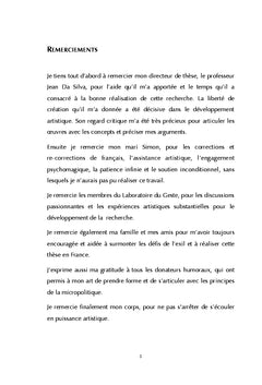 Le corps en debordement