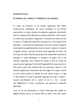 Le corps en debordement