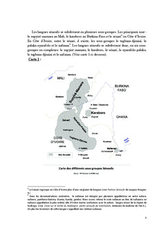 Etude comparative de la morphologie nominale de six langues senoufo