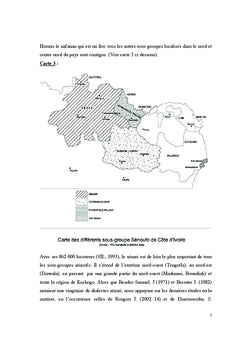 Etude comparative de la morphologie nominale de six langues senoufo