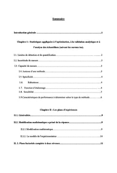 Validation des méthodes analytiques