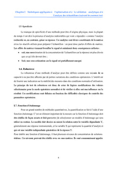 Validation des méthodes analytiques