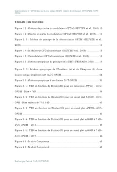 Implementation de l'OFDM dans une liaison optique IM/DD