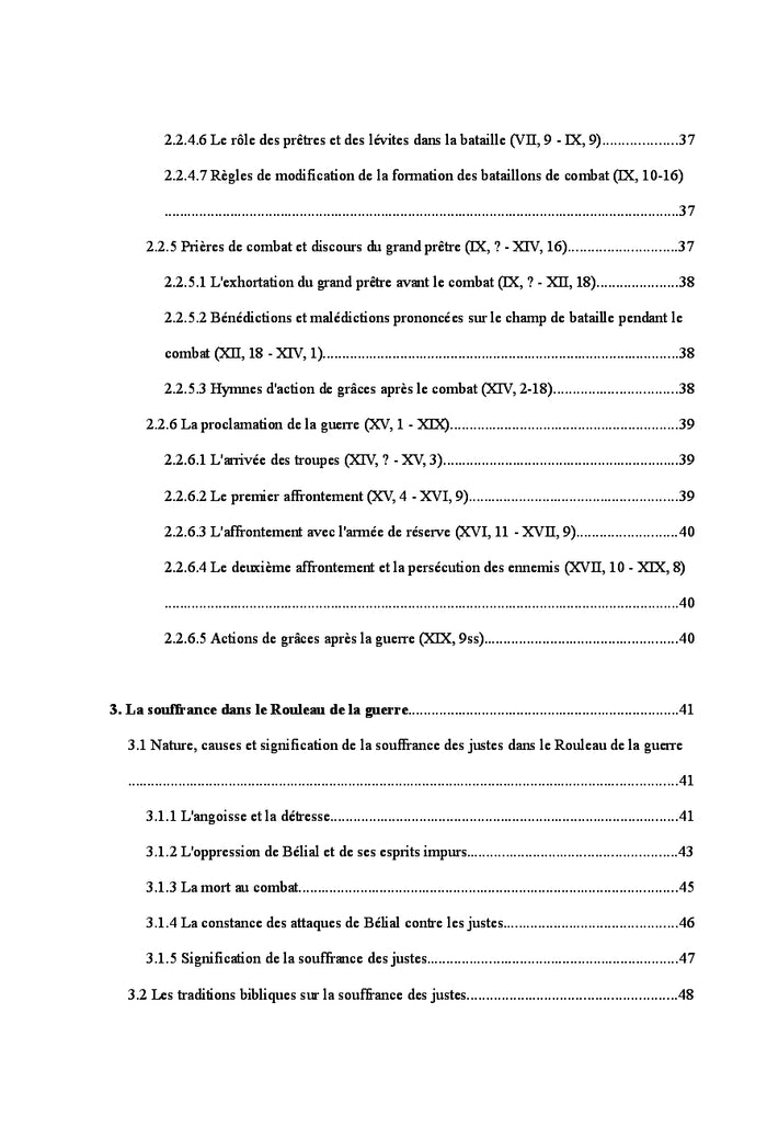 La souffrance des justes dans la littérature apocalyptique