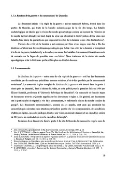 La souffrance des justes dans la littérature apocalyptique