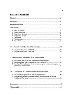 La guerre americaine au Vietnam dans l'historiographie française
