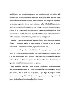 La guerre americaine au Vietnam dans l'historiographie française
