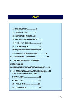 Complications cardio-vasculaires du diabète de l'enfant