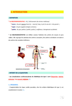 Complications cardio-vasculaires du diabète de l'enfant