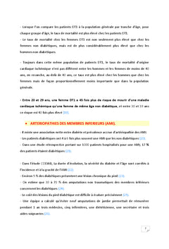 Complications cardio-vasculaires du diabète de l'enfant