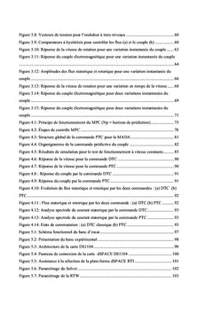 Commande prédictive d'un moteur asynchrone à double alimentation