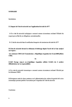 Etat de necessite en droit international