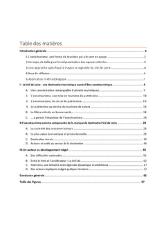 Le developpement de la destination oenotourisme en Val de Loire
