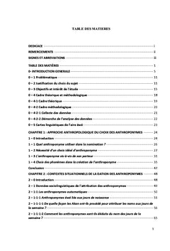 Etude lexico-semantique des anthroponymes ewe
