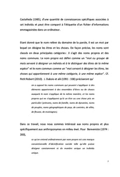 Etude lexico-semantique des anthroponymes ewe