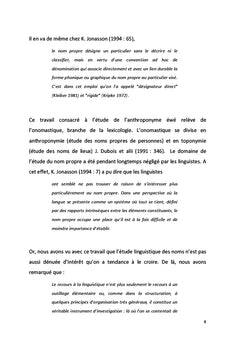 Etude lexico-semantique des anthroponymes ewe