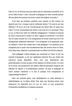 La classe inversee