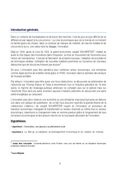 Apport de l'innovation dans la création d'entreprise