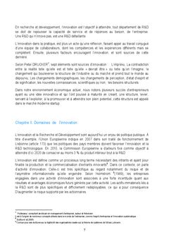 Apport de l'innovation dans la création d'entreprise