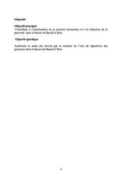 role epidemiologique et genotypage des populations de glossines