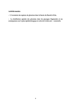 role epidemiologique et genotypage des populations de glossines