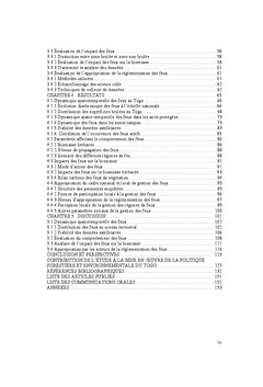 Contribution A la gestion des feux de vegetation
