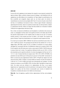 Contribution A la gestion des feux de vegetation