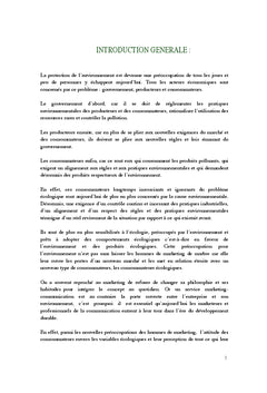 Le Marketing écologique au Maroc