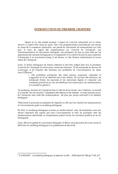 Le Marketing écologique au Maroc