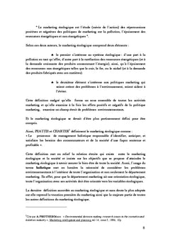 Le Marketing écologique au Maroc