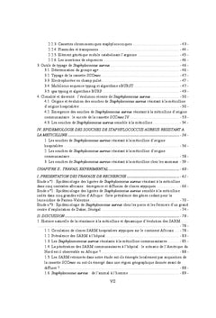 Epide?miologie moleculaire de Staphylococcus aureus en Afrique