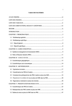 Management environnemental des PME/PMI