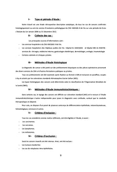 Registre des cancers du CHU HASSAN II de Fes