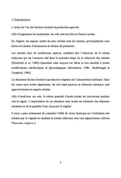 La contrainte hydrique