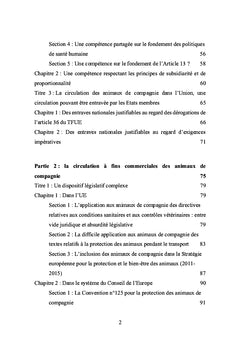La circulation des animaux de compagnie dans l'Union Européenne